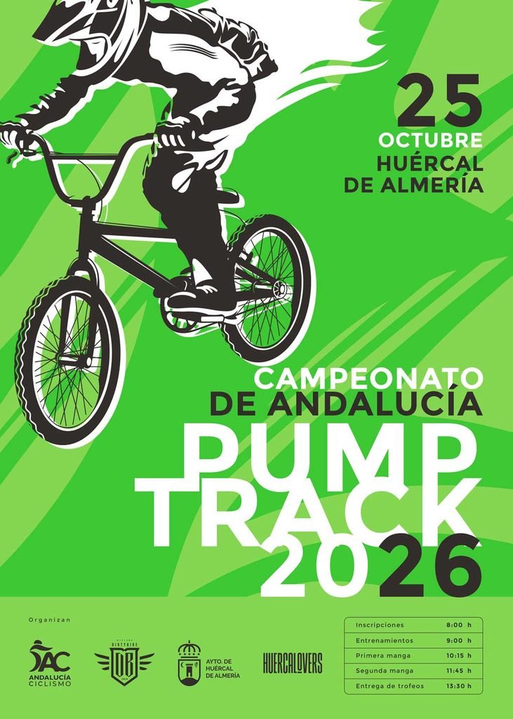 Campeonato de Andalucía de Pump Track 2026 en Huércal de Almería